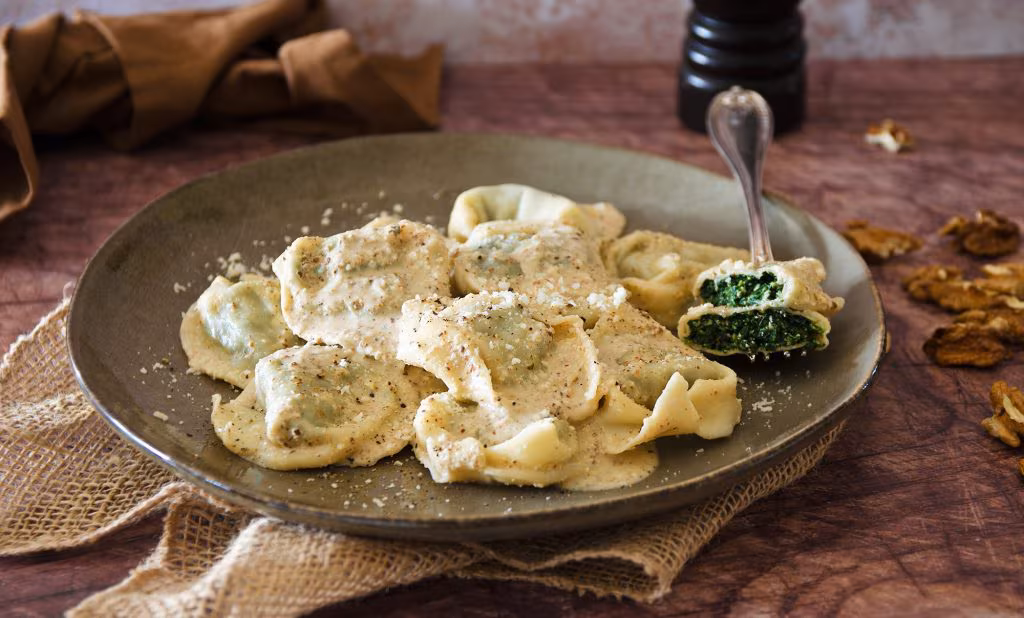 Pansoti con salsa di noci